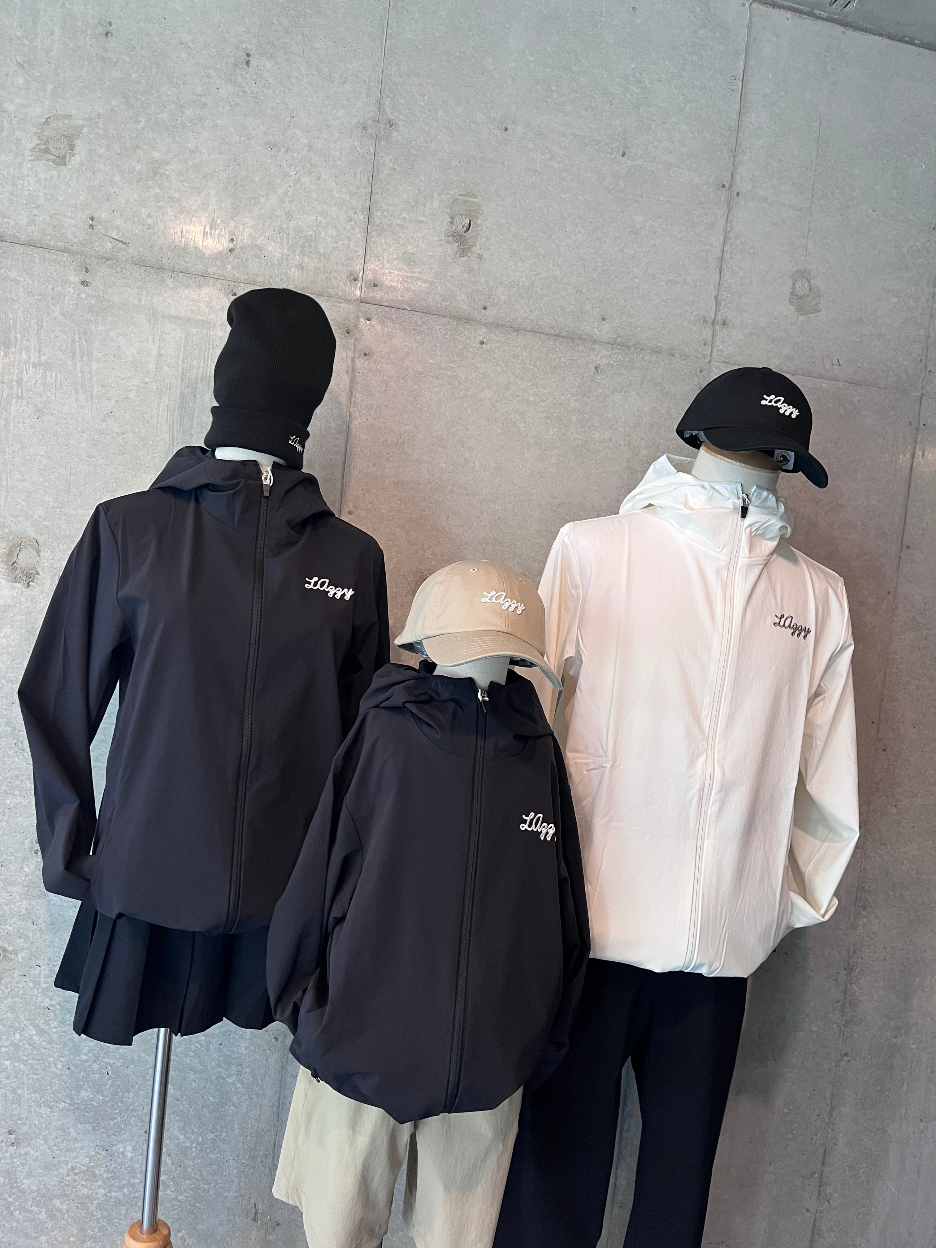 Unisexナイロンセットアップパーカー
