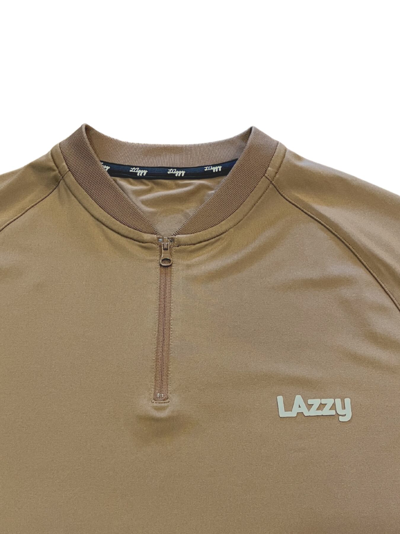 Men'sジップアップモックネック