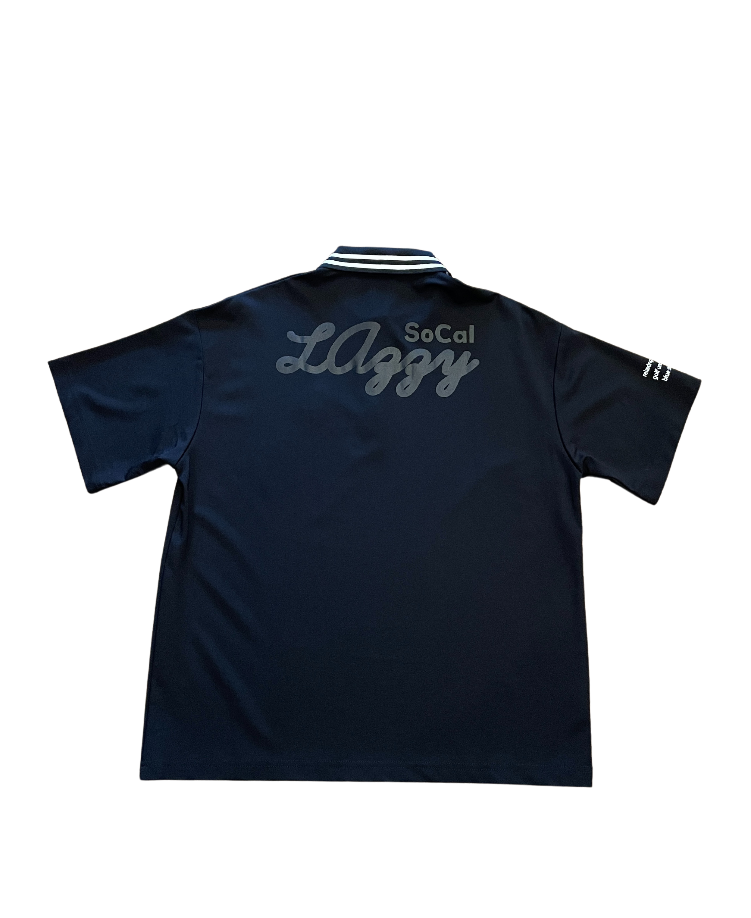 Unisex オーバーサイズジップアップポロ