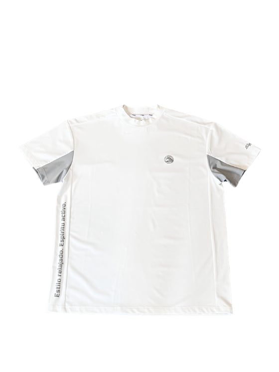 Unisex ２トーンモックネック