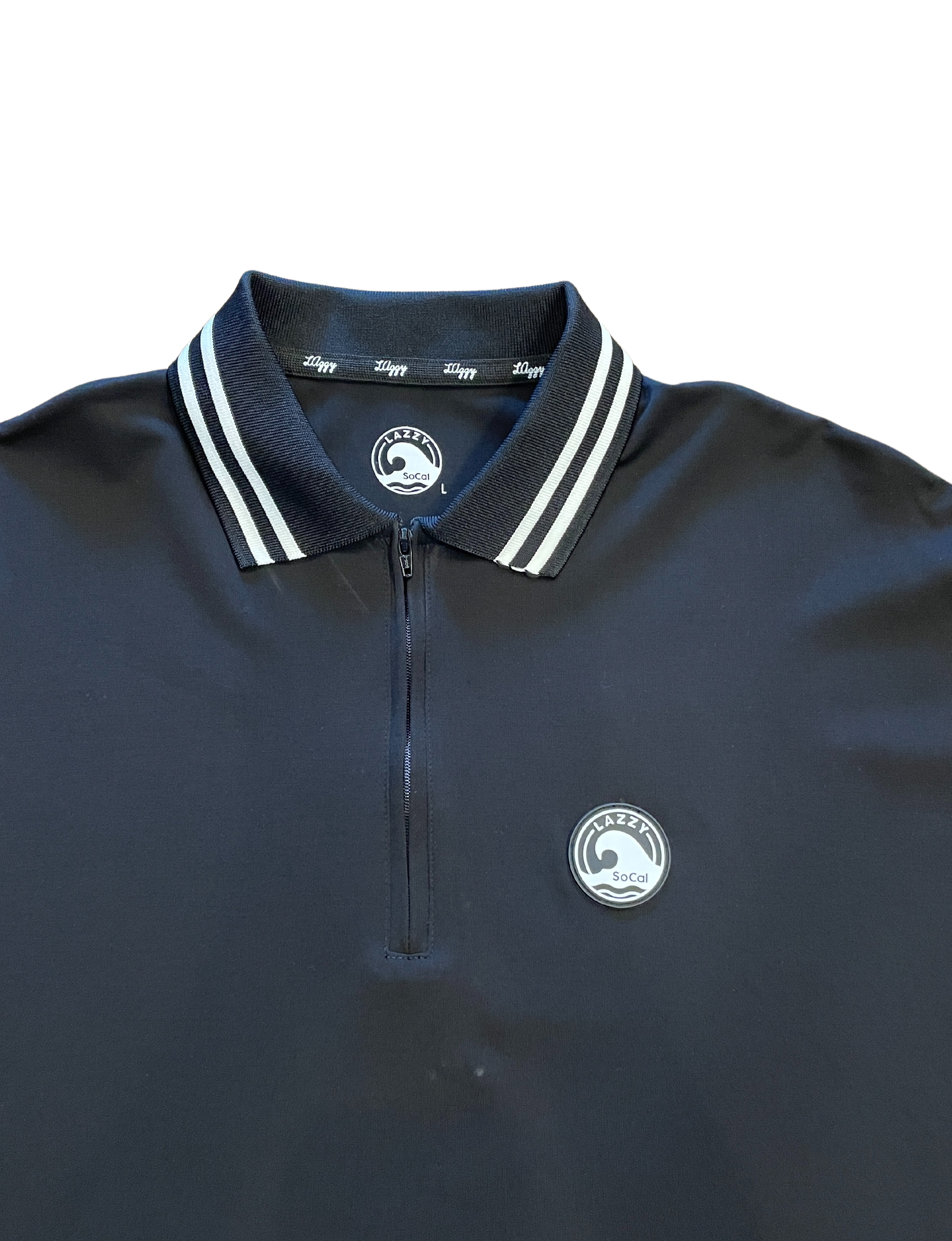 Unisex オーバーサイズジップアップポロ