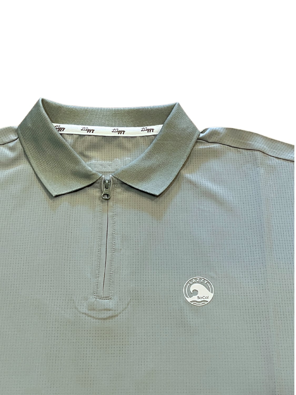 Men's ジップアップポロ