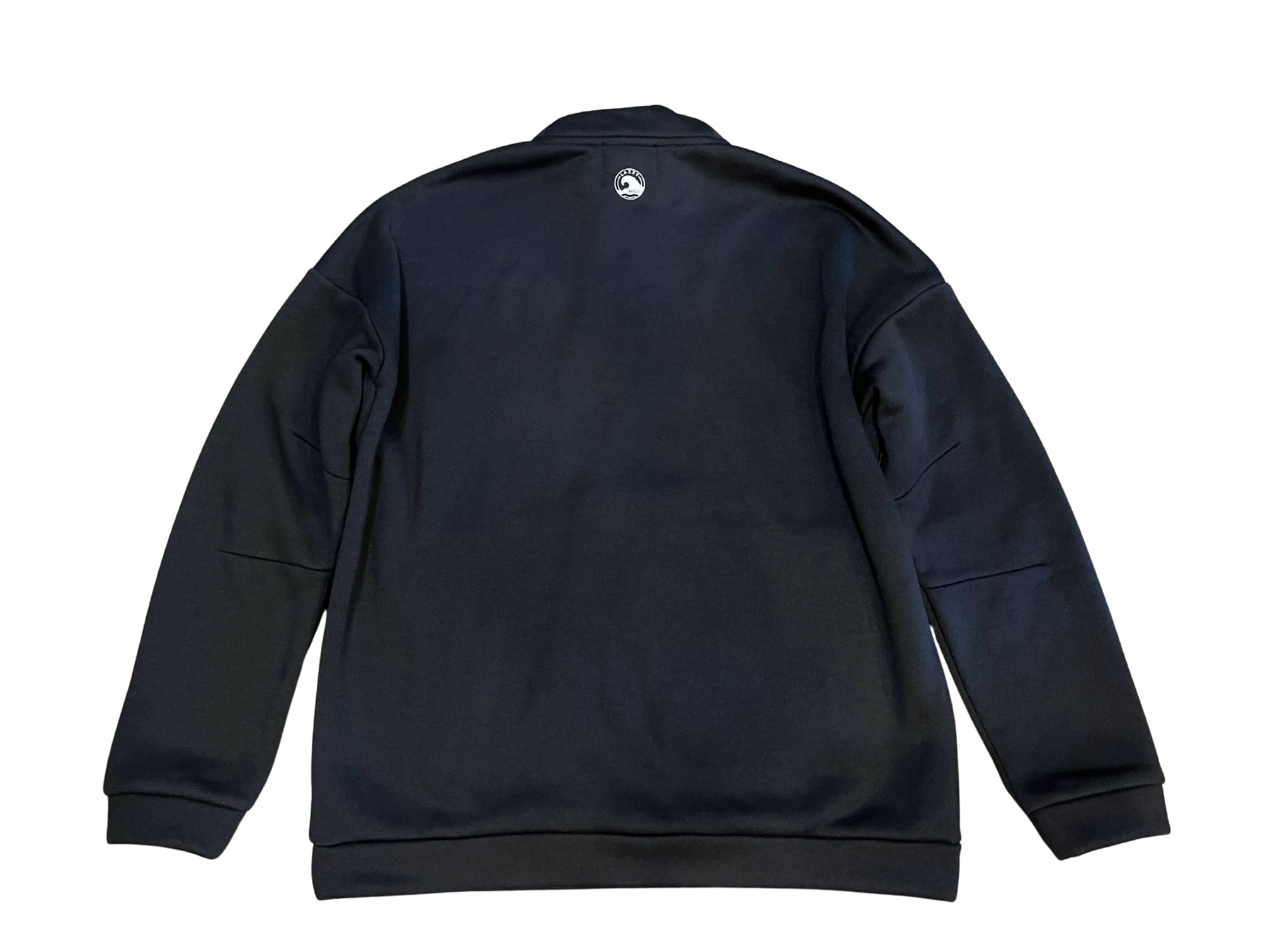 Unisex 裏起毛ハーフジップアップ