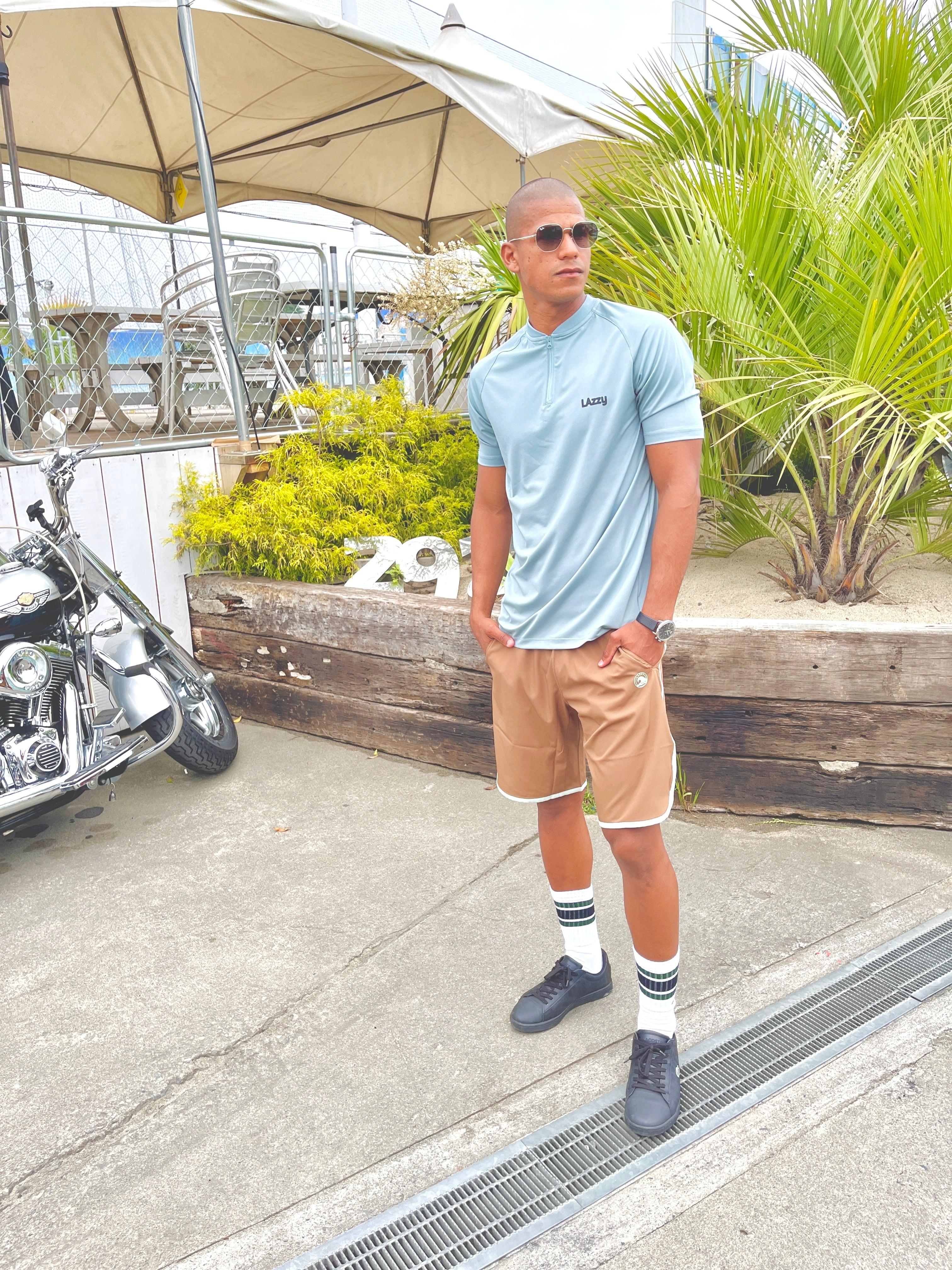 Men's パイピングショートパンツ