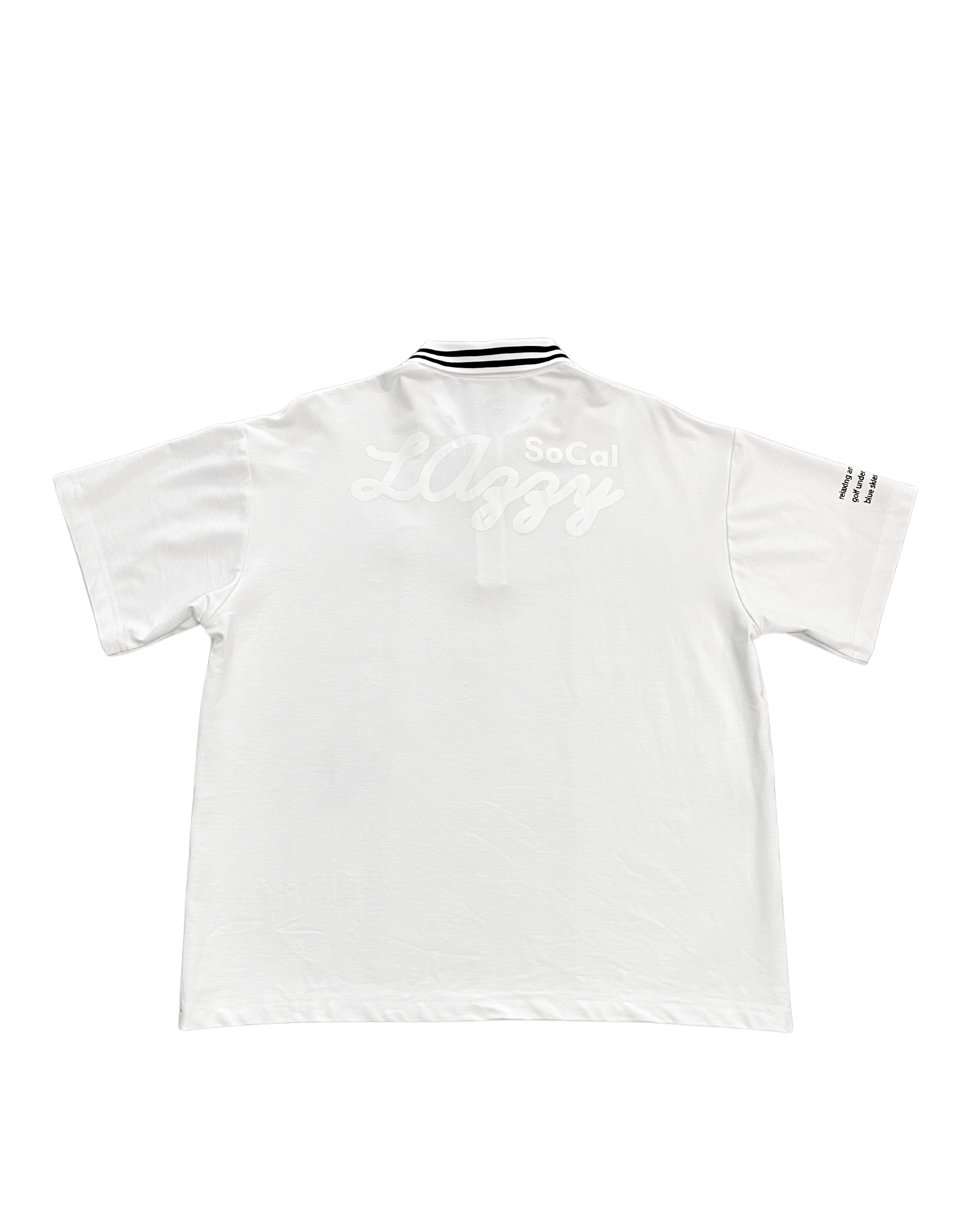 Unisex オーバーサイズジップアップポロ