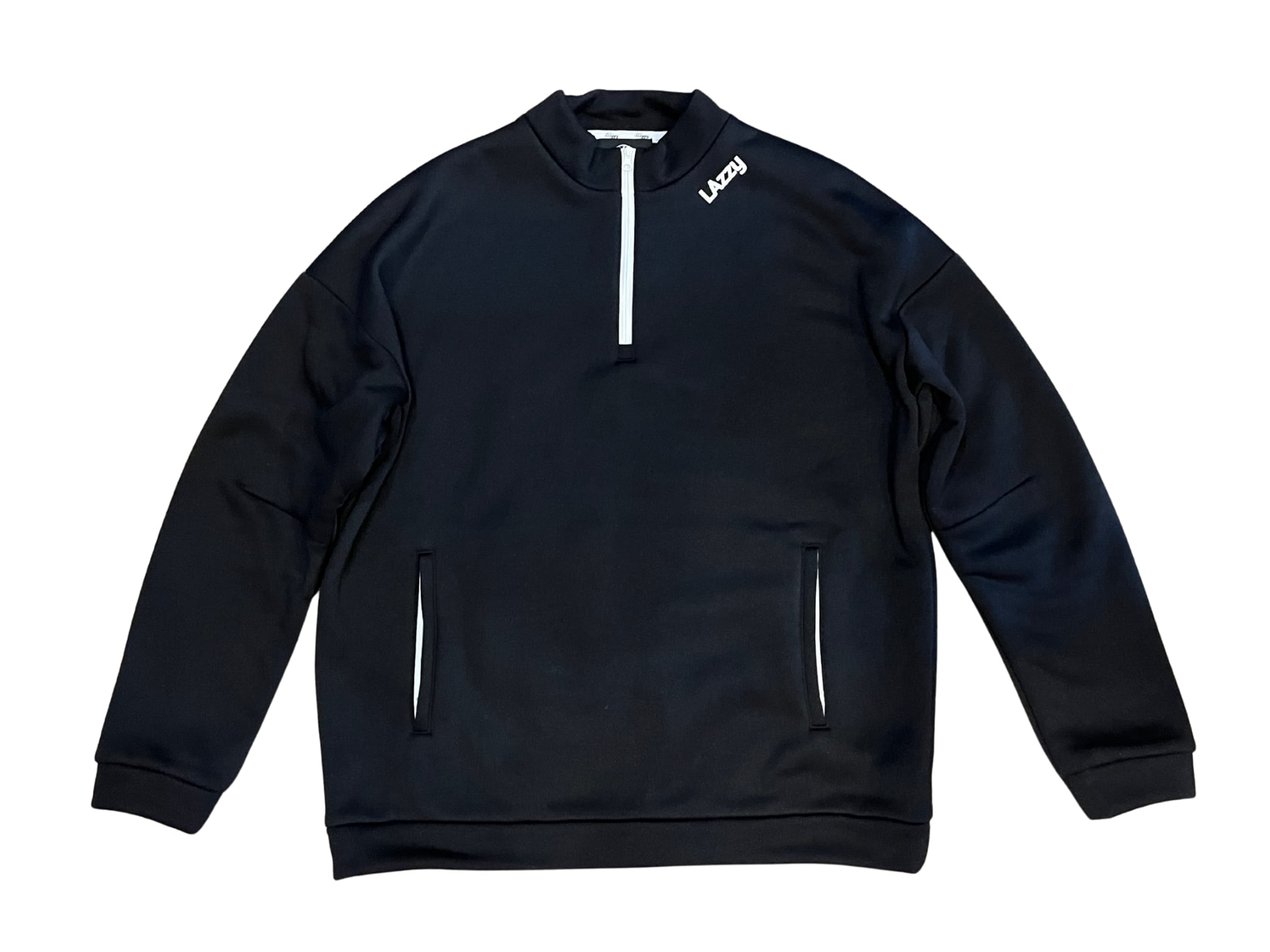 Unisex 裏起毛ハーフジップアップ