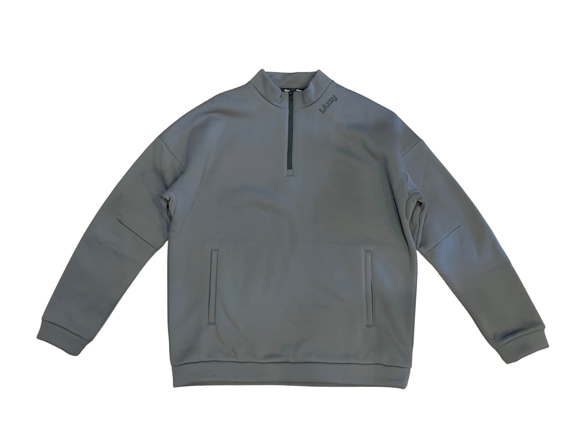 Unisex 裏起毛ハーフジップアップ