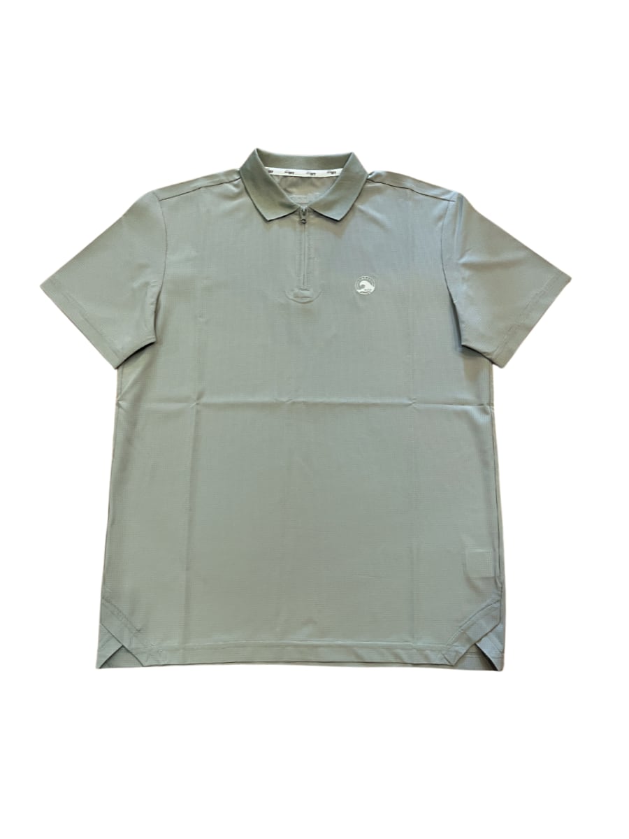 Men's ジップアップポロ