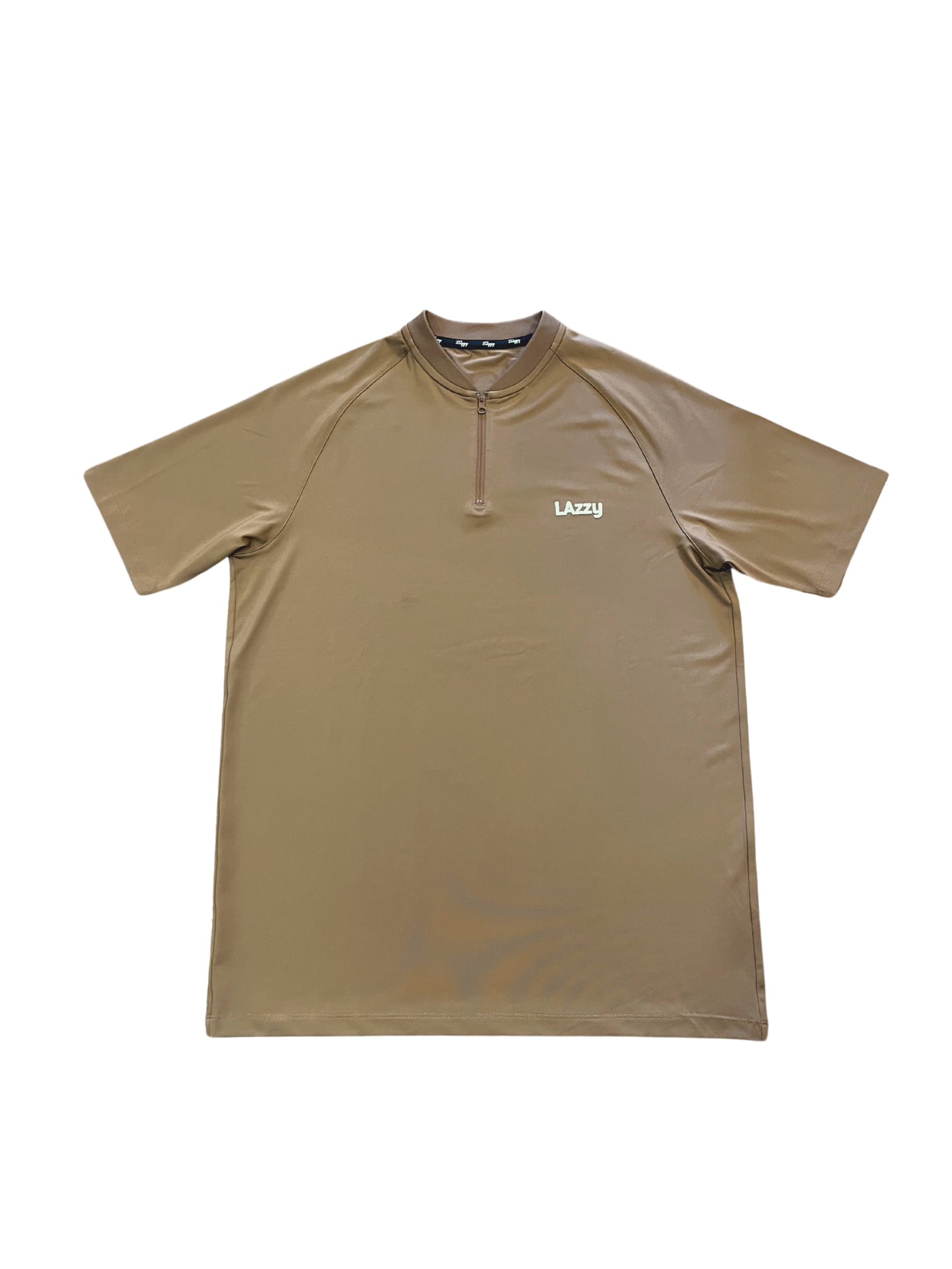 Men'sジップアップモックネック